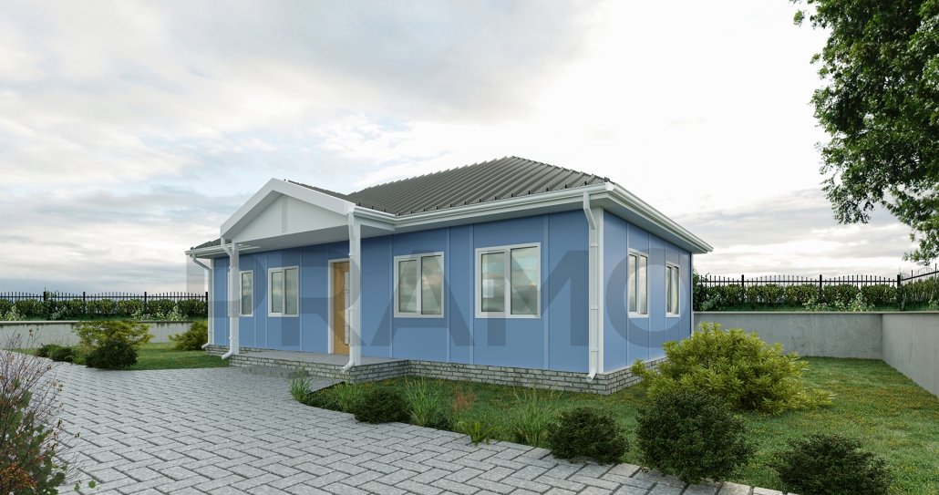105 m2 SINGLE STOREY PREFABRICATED HOUSING