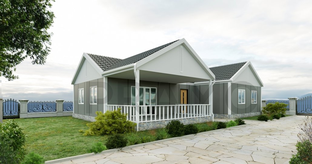 120 m2 SINGLE STOREY PREFABRICATED HOUSING