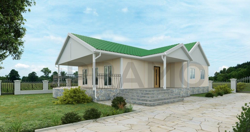 130 m2 SINGLE STOREY PREFABRICATED HOUSING