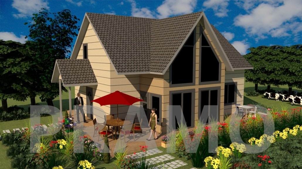 160 M2 DOUBLE STOREY STEEL HOUSING