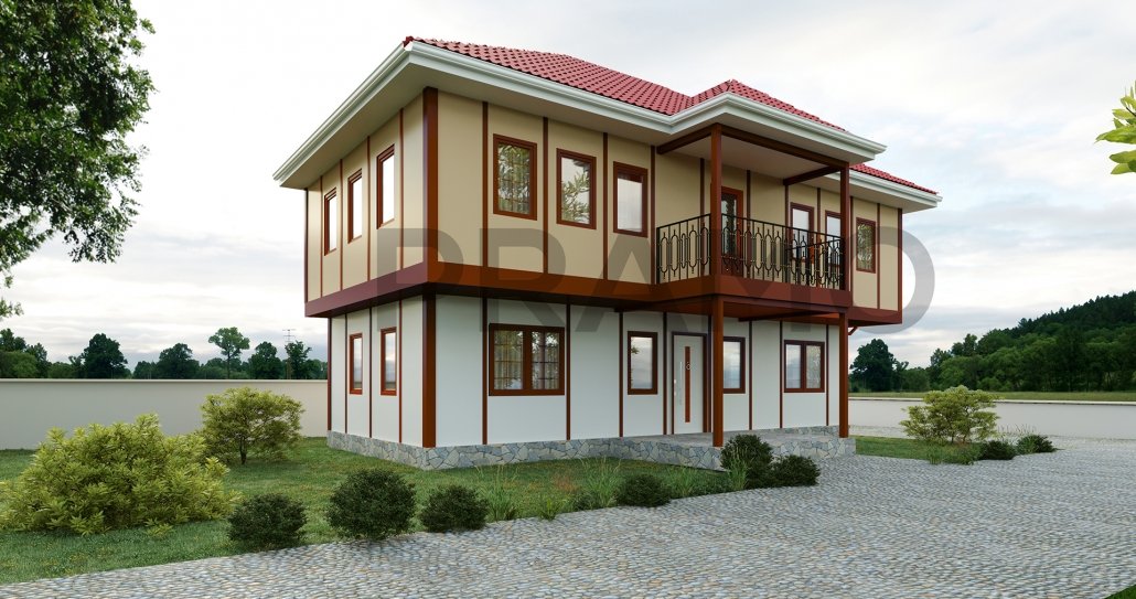 180 m2 DOUBLE STOREY PREFABRICATED HOUSING