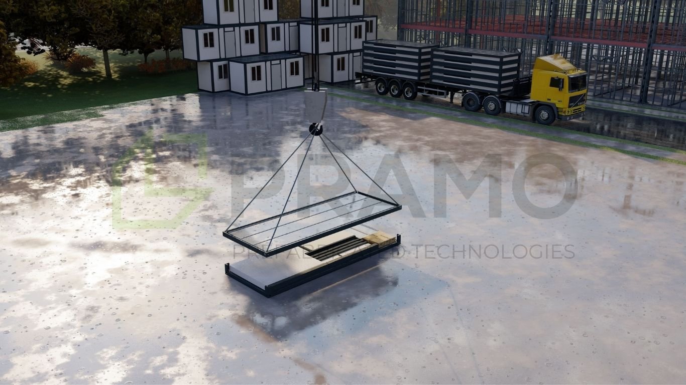 pramo konteyner, demonte konteyner, flatpack