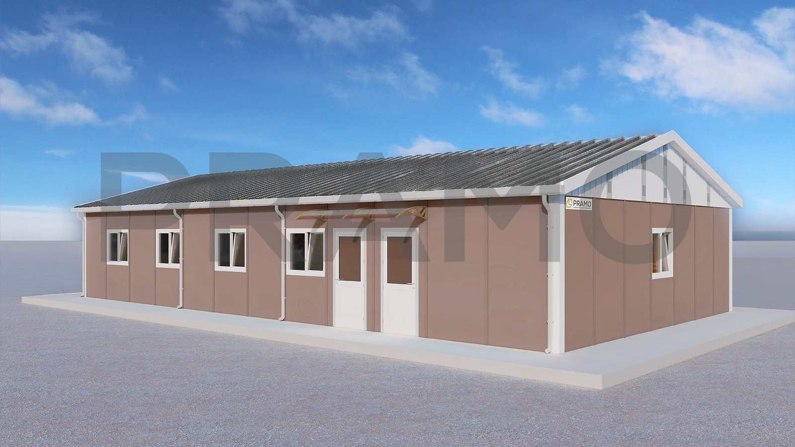 136m² PREFABRICATED DINING HALL