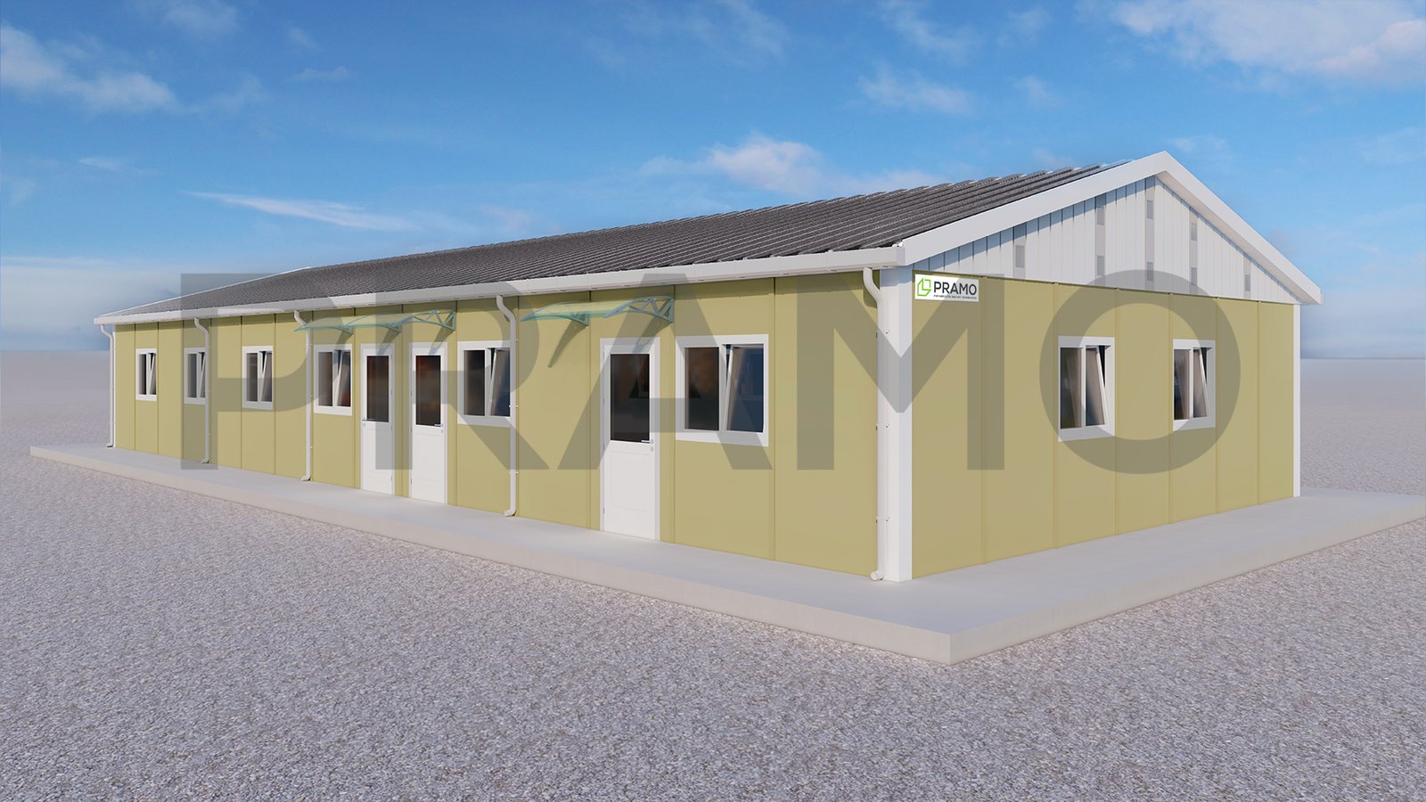 170m² PREFABRICATED DINING HALL