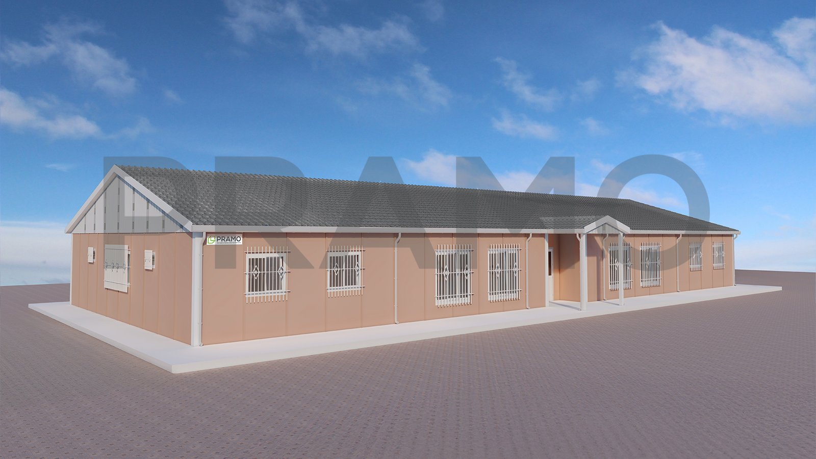 389m² PREFABRICATED School Buildings