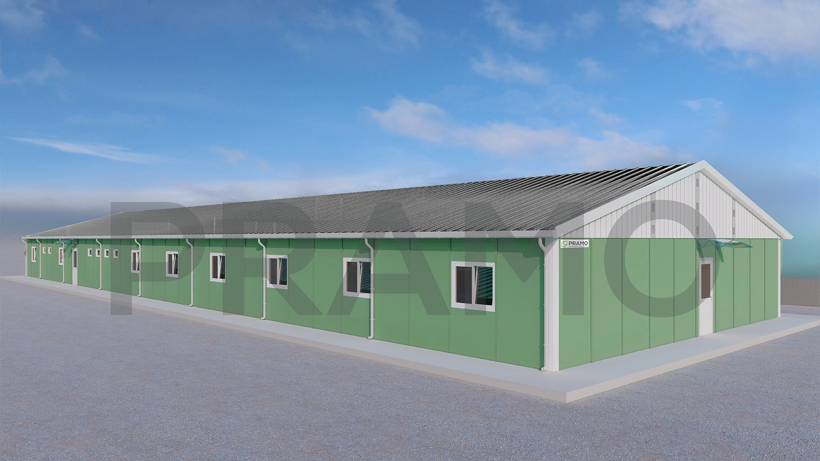 513m² Engineer Dormitory