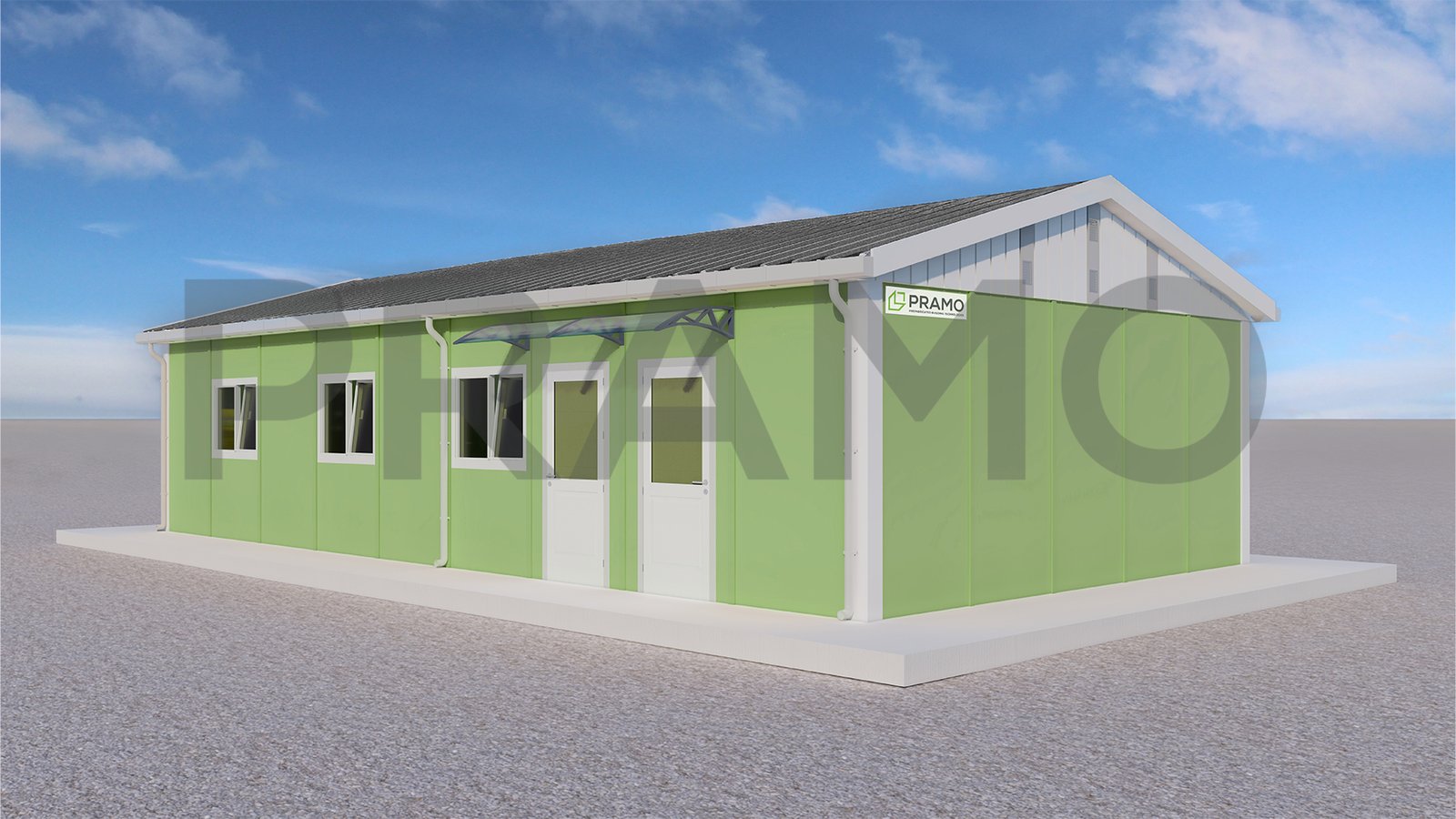 74m² PREFABRICATED DINING HALL