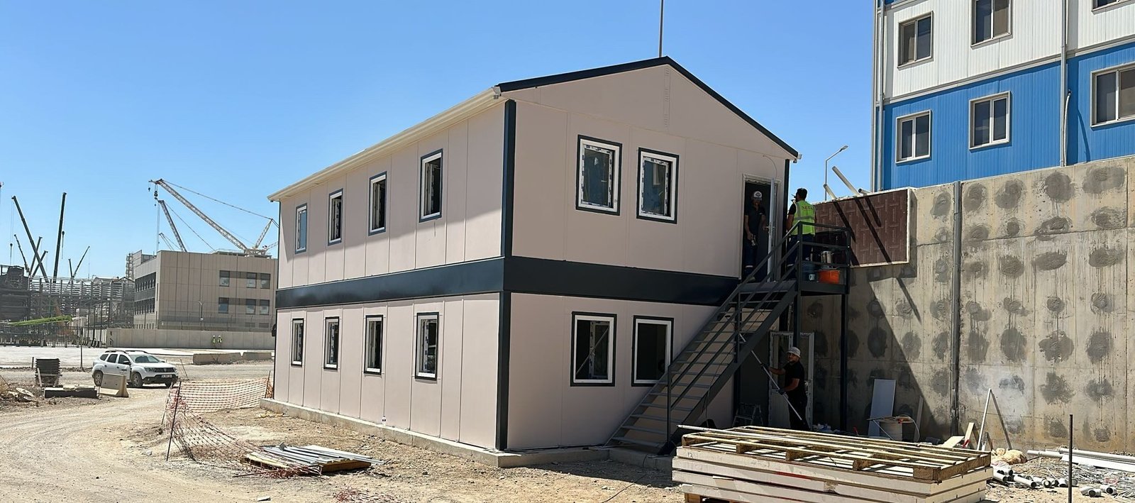 Çift Katlı Prefabrik Ana Okulu - Pramo (3)