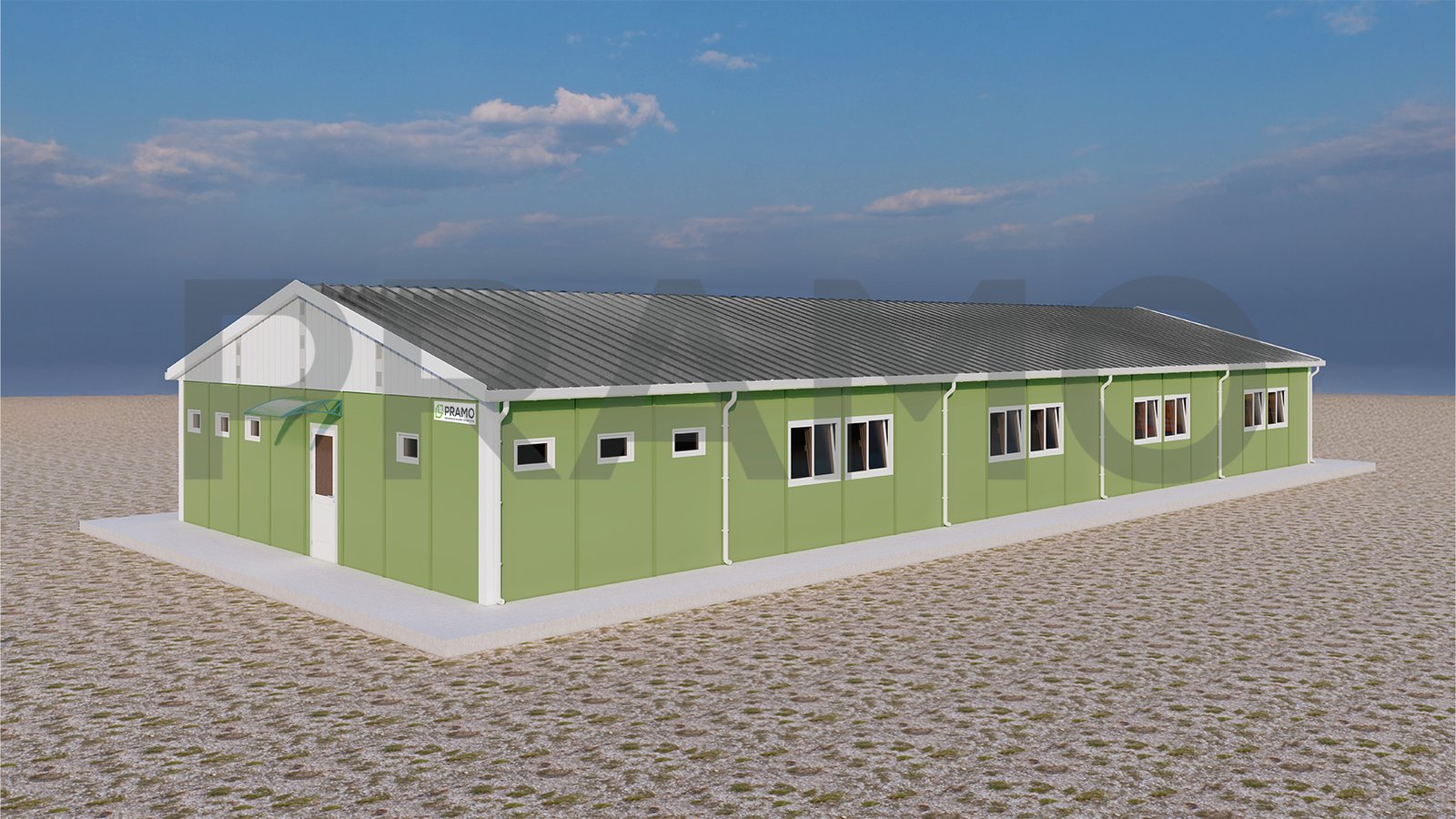 232m² Workers' Dormitory