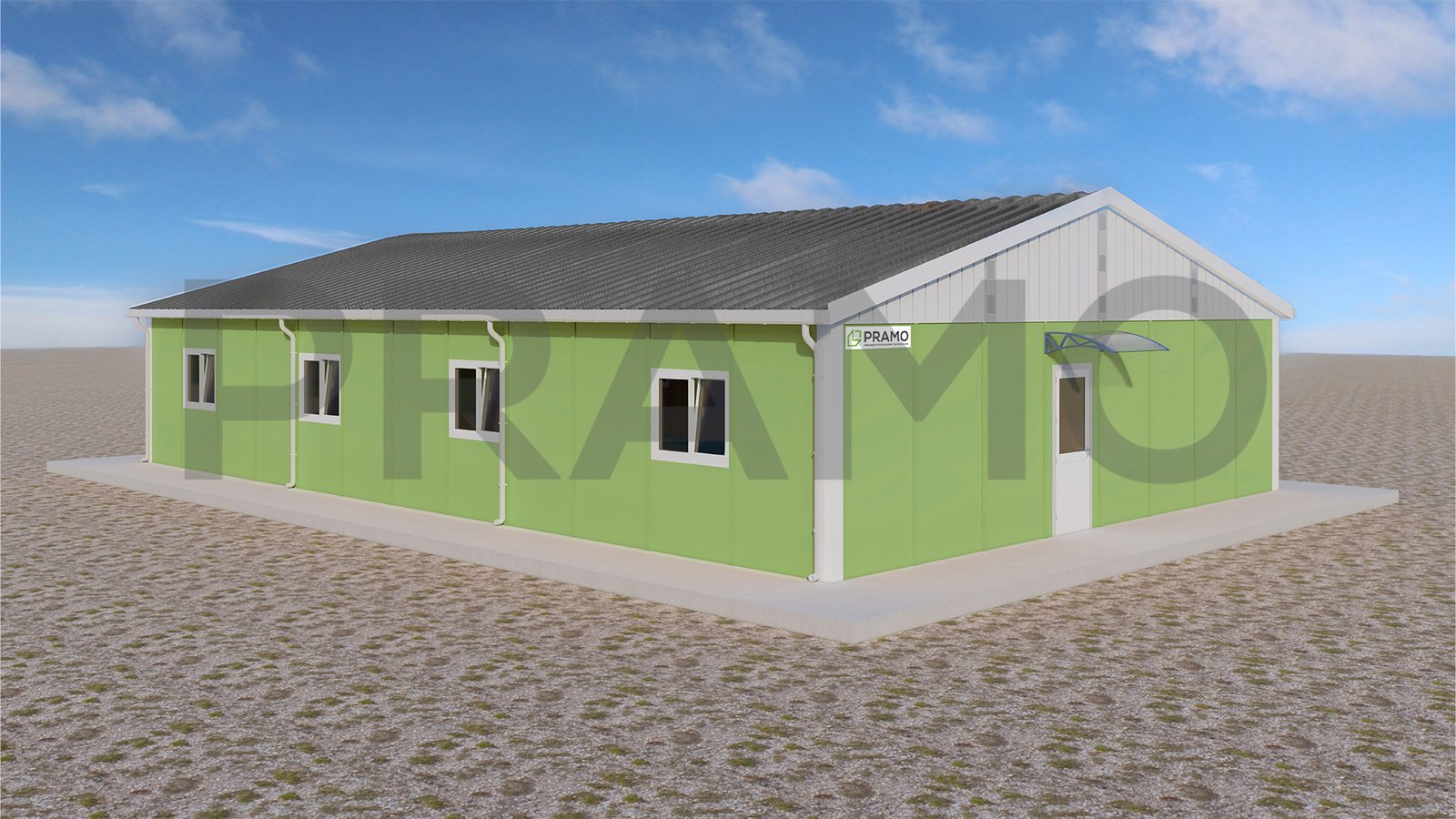 155m² Worker Dormitory