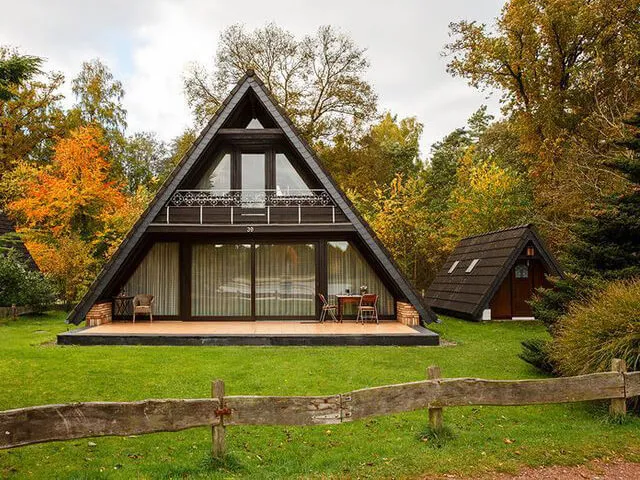 European bungalow projects featuring minimalist wooden designs and eco-friendly structures.