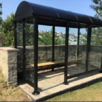 glass panel smoking cabinet with steel frame