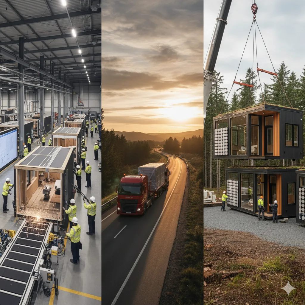 The Journey of a Building: The Logistics of Prefabricated Buildings