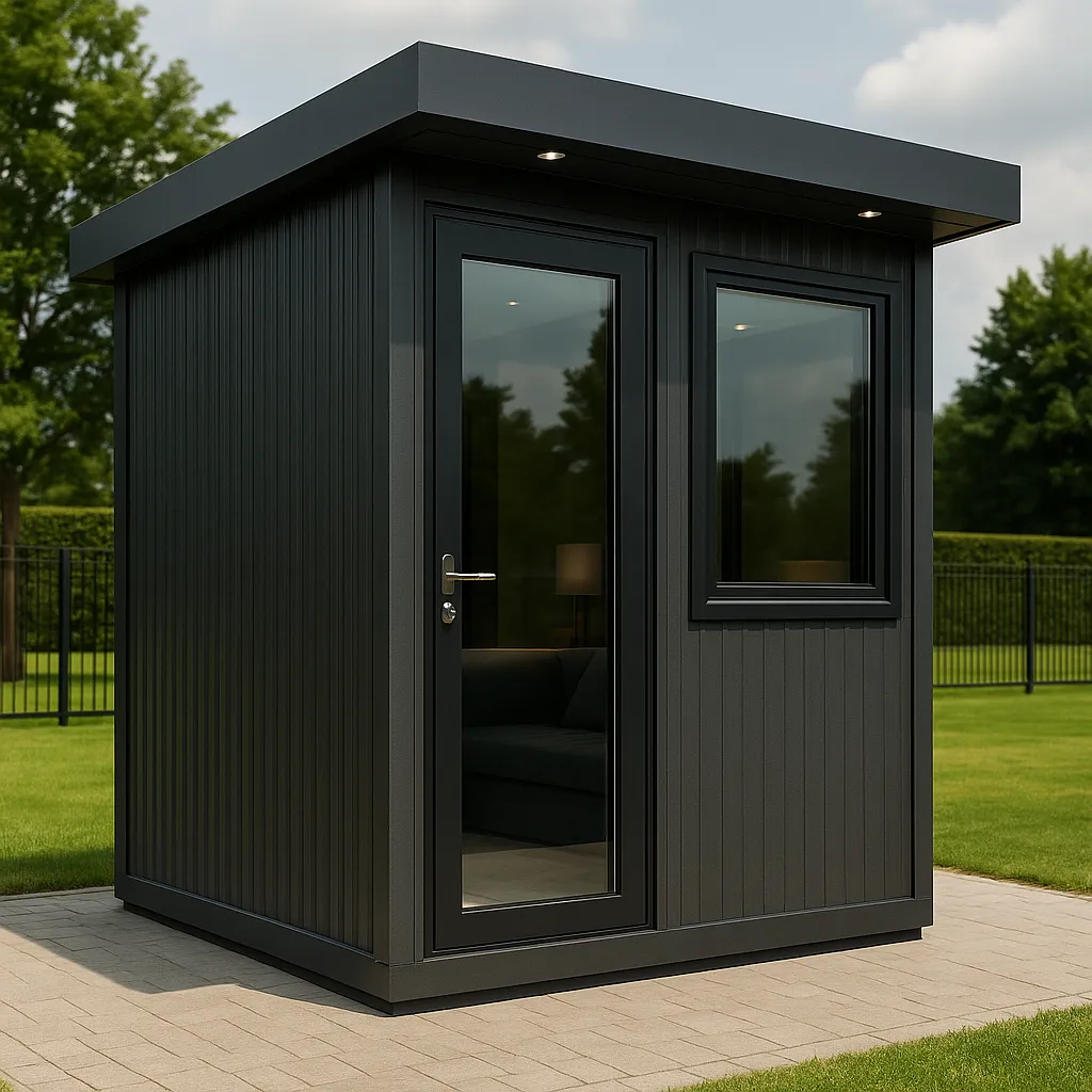 Modern VIP cabins with glass façade