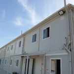 Spacious prefabricated dining hall interior design