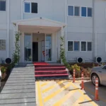 Wide dining space in prefabricated dining hall