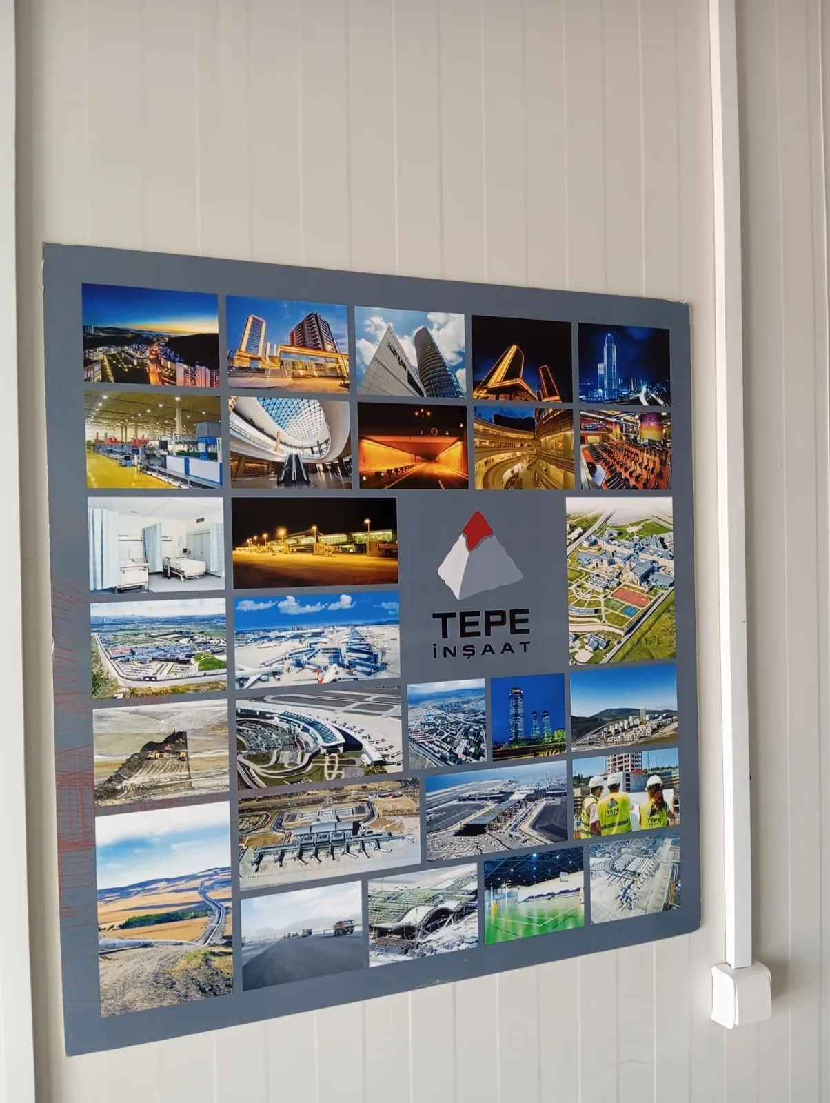 Staff dining area in prefabricated dining hall building