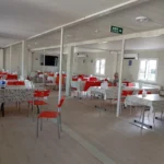 Completed prefabricated dining hall project view